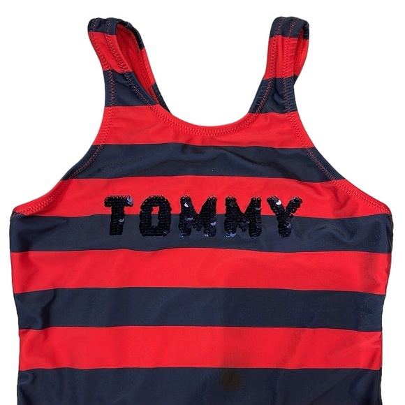 Tommy Hilfiger Rugby Stripe One Piece - Picture 5 of 11